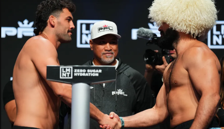 Photos: 2024 PFL Playoffs 2 weigh-ins and fighter faceoffs